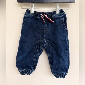 Tommy Hilfiger Navy Joggers with Red-White-Blue Drawstring